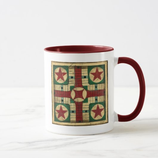 Mug Tableau de jeu Antique Parcheesi par Ethan Harper (Droite)