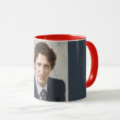 Mug Tableau de Justin Trudeau (Devant droit)