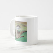 Mug Tableau de la loutre de rivière joueuse (Devant gauche)