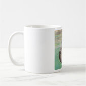 Mug Tableau de la loutre de rivière joueuse (Gauche)
