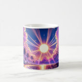 Mug Tableau de l'Imaginaire de plage du coucher de sol (Centre)