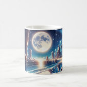 Mug Tableau De Plage Lune Idyllique (Centre)