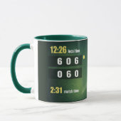 Mug Tableau de score de tennis personnalisé Résultat d (Gauche)