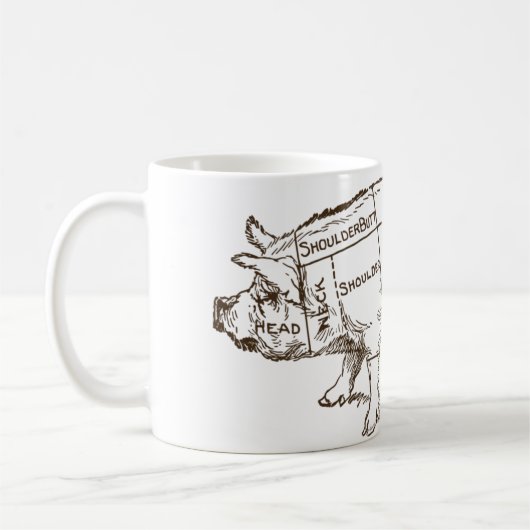 Mug Tableau des bouches de porc (3) (Gauche)