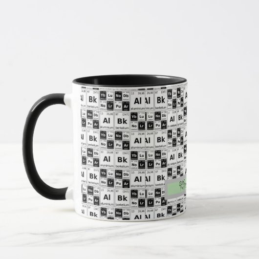 Mug tableau des éléments chimiques (Gauche)