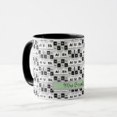 Mug tableau des éléments chimiques (Devant gauche)