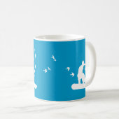 Mug tableau des neiges avec oiseaux (Devant droit)
