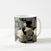Mug Tableau des pièces d'échecs en bas (Devant droit)