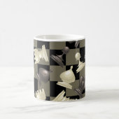 Mug Tableau des pièces d'échecs en bas (Centre)