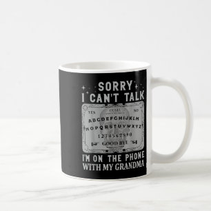 Mug Tableau Désolé je ne peux pas parler je suis au té