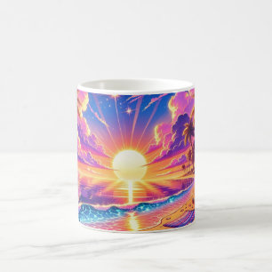 Mug Tableau du paradis du coucher de soleil tropical