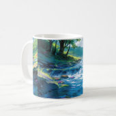 Mug tableau d'une rivière avec tableau (Devant gauche)
