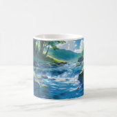 Mug tableau d'une rivière avec tableau (Centre)