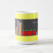 Mug Tableau et professeur coloré de crayons (Centre)