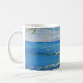Mug Tableau marin de Crescent Head Beach (Gauche)
