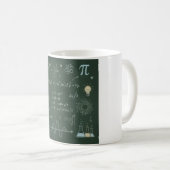 Mug Tableau Noir de Physique & Math | Équation (Devant droit)