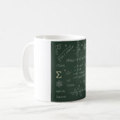 Mug Tableau Noir de Physique & Math | Équation (Devant gauche)
