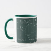 Mug Tableau noir de statistiques (Gauche)
