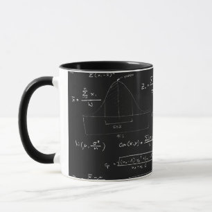 Mug Tableau noir de statistiques