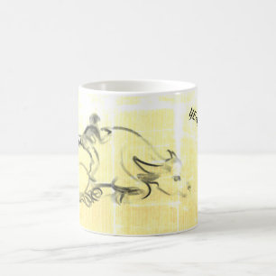 Mug Tableau original Water Buffalo Child Ox Year WM
