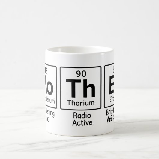 Mug Tableau périodique de la mère Science | Chimie mig (Centre)