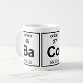 Mug Tableau périodique de lard (Devant gauche)