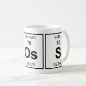 Mug Tableau périodique de patron (Devant droit)