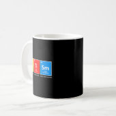 Mug tableau périodique de sensibilisation à l'autisme (Devant gauche)