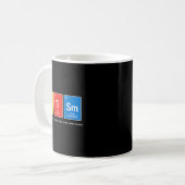 Mug tableau périodique de sensibilisation à l'autisme (Devant gauche)