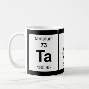 Mug Tableau périodique de tacos