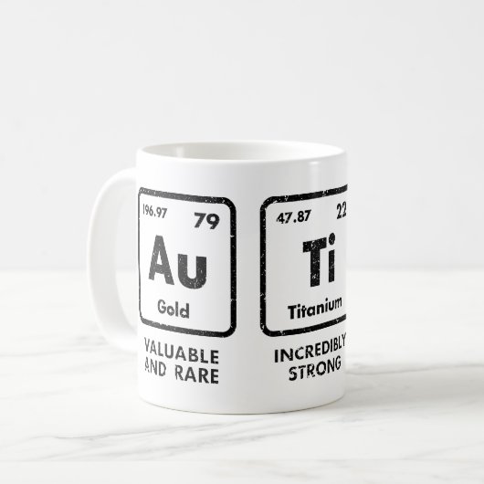 Mug Tableau périodique des éléments de sensibilisation (Devant gauche)