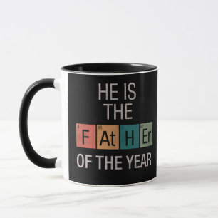 Mug Tableau périodique drôle de la science père de l'a