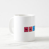 Mug Tableau périodique enseignant (Devant gauche)
