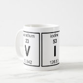 Mug Tableau périodique VIP (Devant gauche)