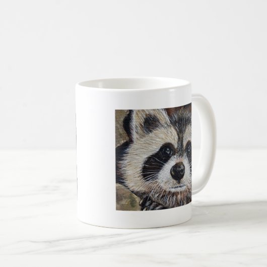 Mug Tableau Raccoon (Devant droit)