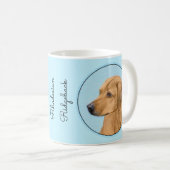 Mug Tableau Rhodesian Ridgeback - Art Chien original (Devant droit)
