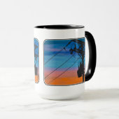 Mug Tableau 'Sunset Hum' (Devant droit)