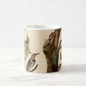 Mug Tableau vintage Audubon Jaune Flicker  (Centre)