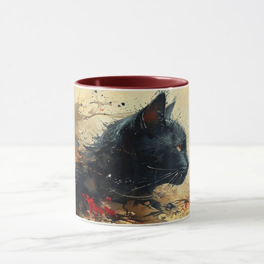 Mug Tableaux abstraits du dos (Centre)