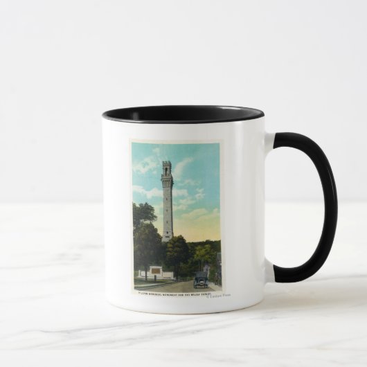 Mug Tablette de secours Bas et vue commémorative du pè (Droite)