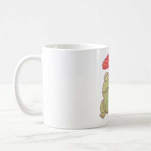 Mug Tabouret de Toadstool mignon Doodé (Gauche)