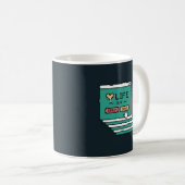 MUG TABS DE PIXEL JEU LA VIE EST UN GLITCH (Devant droit)