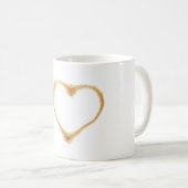 Mug Tache Brown en forme de coeur (Devant droit)
