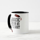 Mug Tache de BBQ sur mon Blanc  (Devant gauche)
