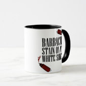 Mug Tache de BBQ sur mon Blanc  (Devant droit)
