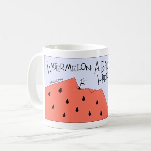 Mug Tache de dissimulation de pastèque (Devant gauche)