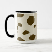 Mug Taches Brown de vache à peau d'animal (Gauche)