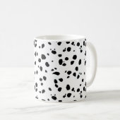 Mug Taches dalmatiennes, copie dalmatienne, fourrure (Devant droit)