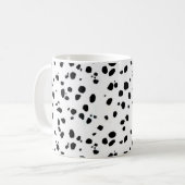 Mug Taches dalmatiennes, copie dalmatienne, fourrure (Devant gauche)