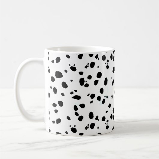 Mug Taches dalmatiennes, copie dalmatienne, fourrure (Gauche)